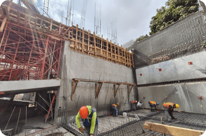 Imagen del grupo dac, construcción que hay en Liiv Vallarte